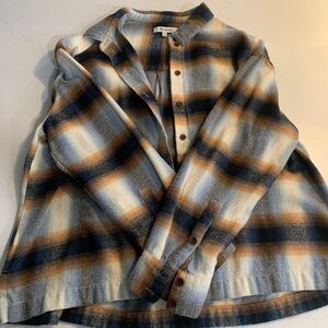 Madewell Multicolor Plaid Shirt, M